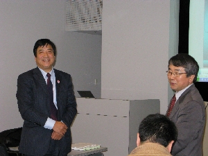 王維坤先生と氣賀澤先生