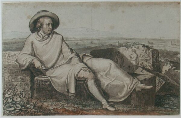 Tischbein u. a., Goethe in der Campagna