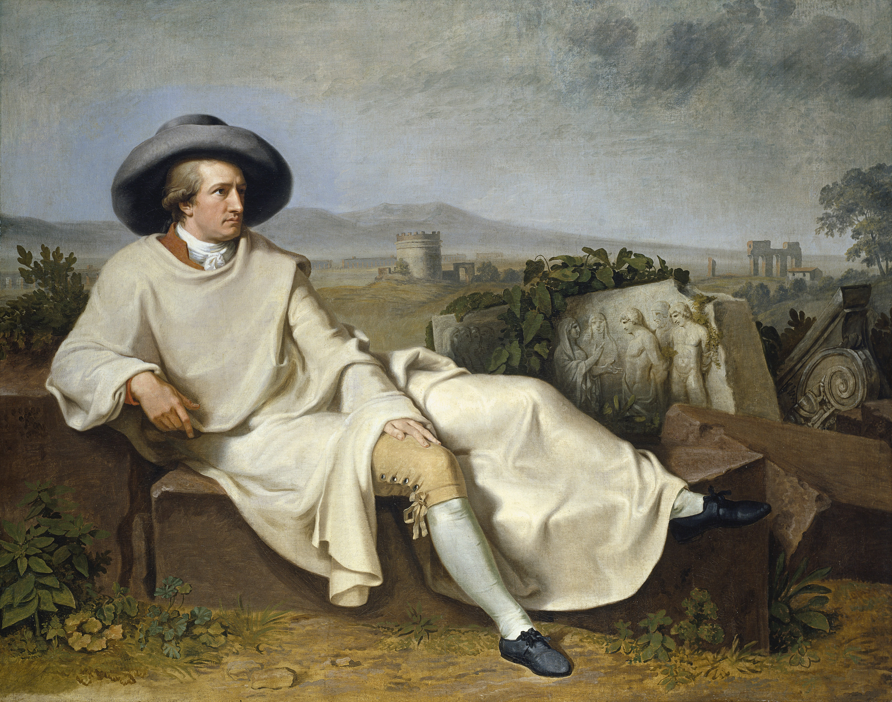 J.W.H. Tischbein, Goethe in der Campagna, 1787