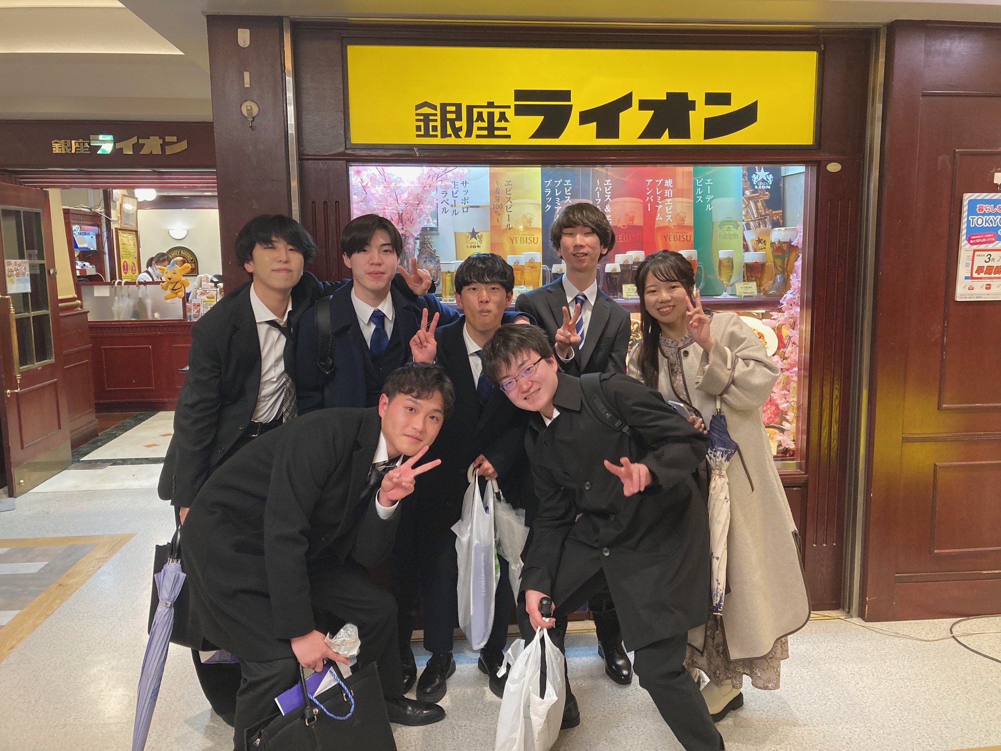 2024年3月卒業式打ち上げ（新宿）