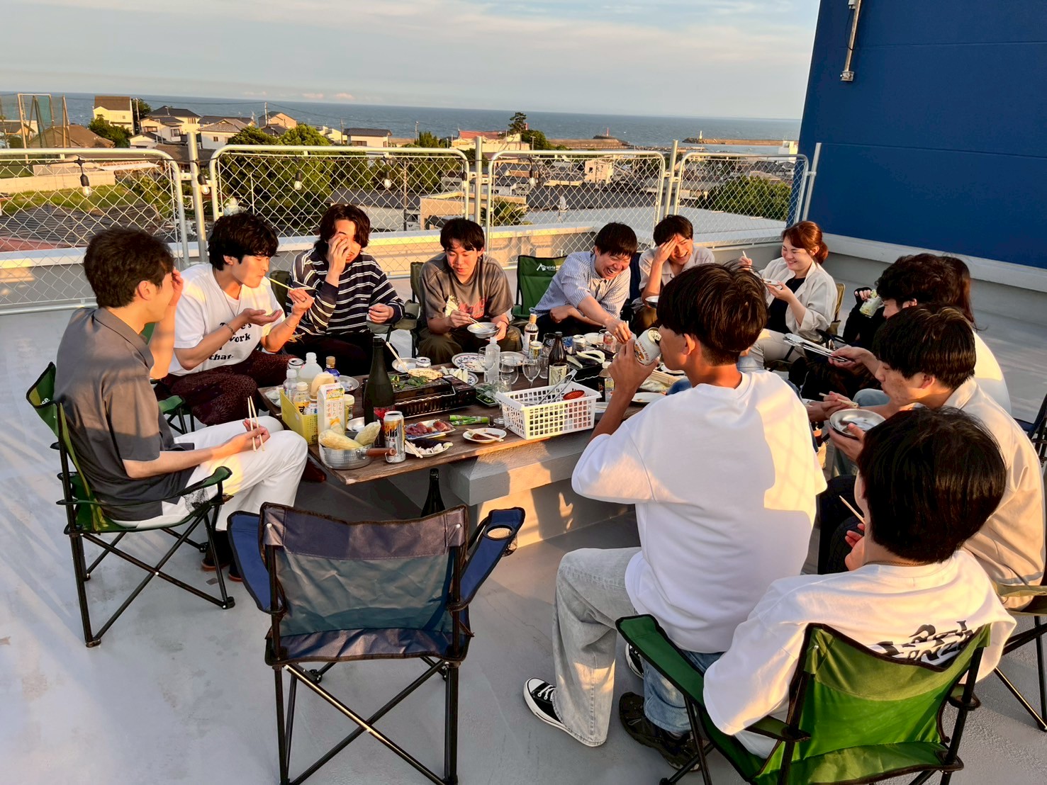 BBQの様子