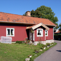 スウェーデンの家の写真
