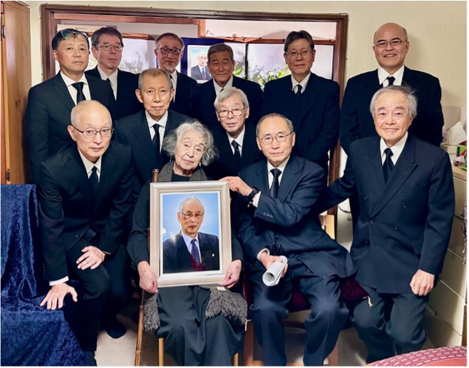 竹内先生と卒業生