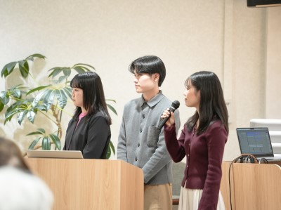 ガバメントピッチ登壇の様子