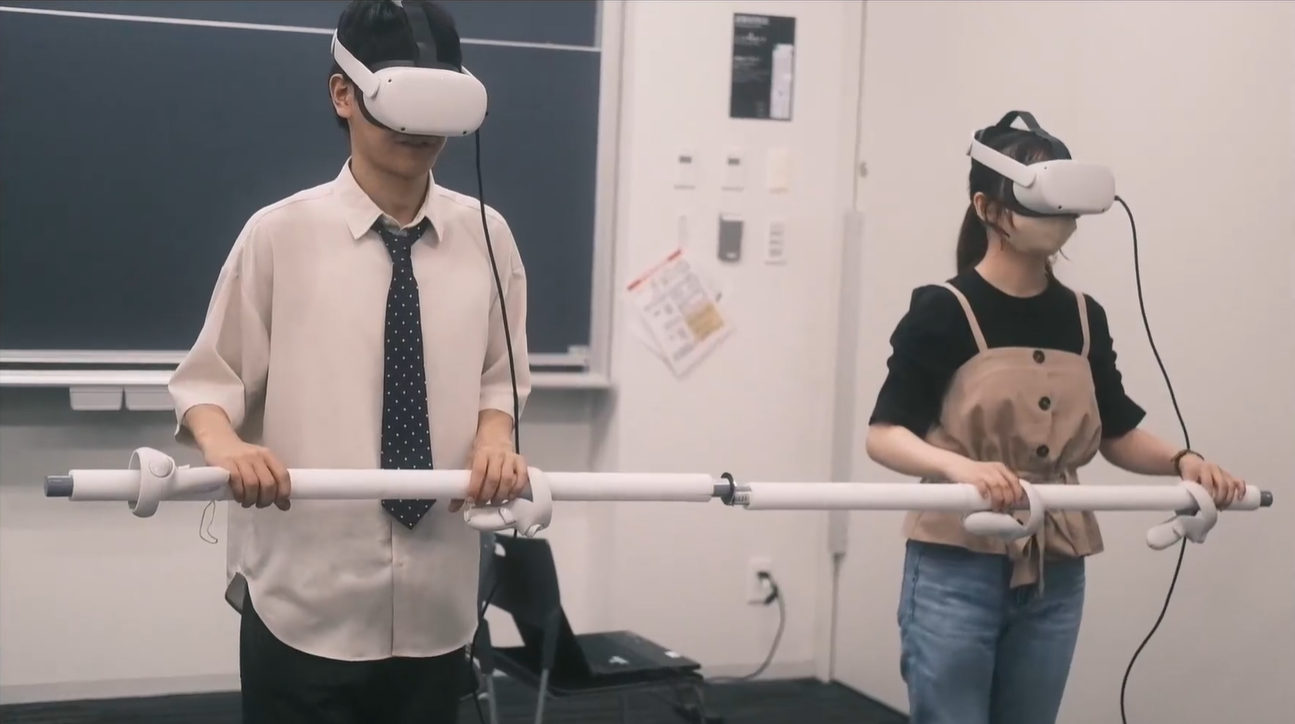 VR体験中