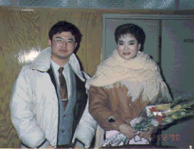 The founder with a Chinese Singer