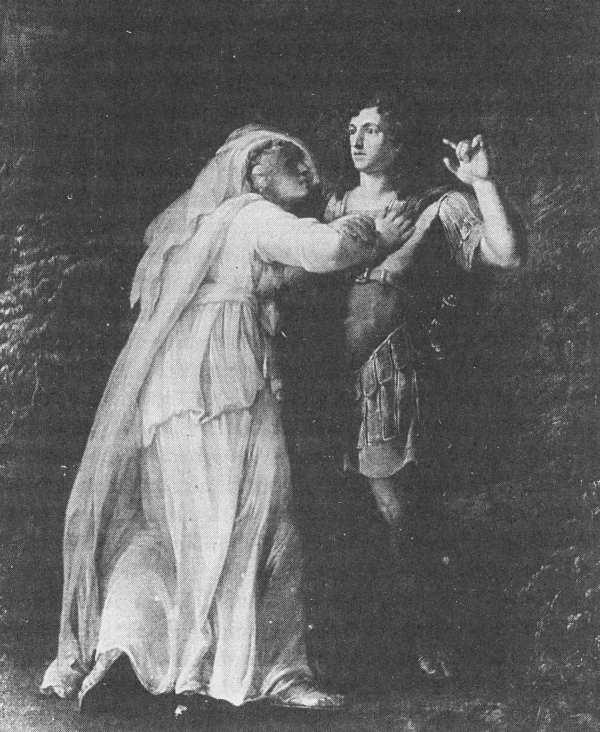 Goerg Melchior Kraus: Goethe als Orest und Corona Schröter als Iphigenie. 1779 Goerg Melchior Kraus: Goethe als Orest und Corona Schröter als Iphigenie. 1779